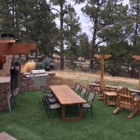1804 Turf Seat Wall Fireplace Built in Grill