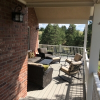 1710 Composite Decking with Treads and Spindles