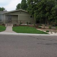 1508M - Stone Veneer On House Paver Patio Paver Sidewalk Path Stone Retaining Wall