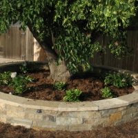 1508N - Stone Retaining Wall Caps Stone Flower Box